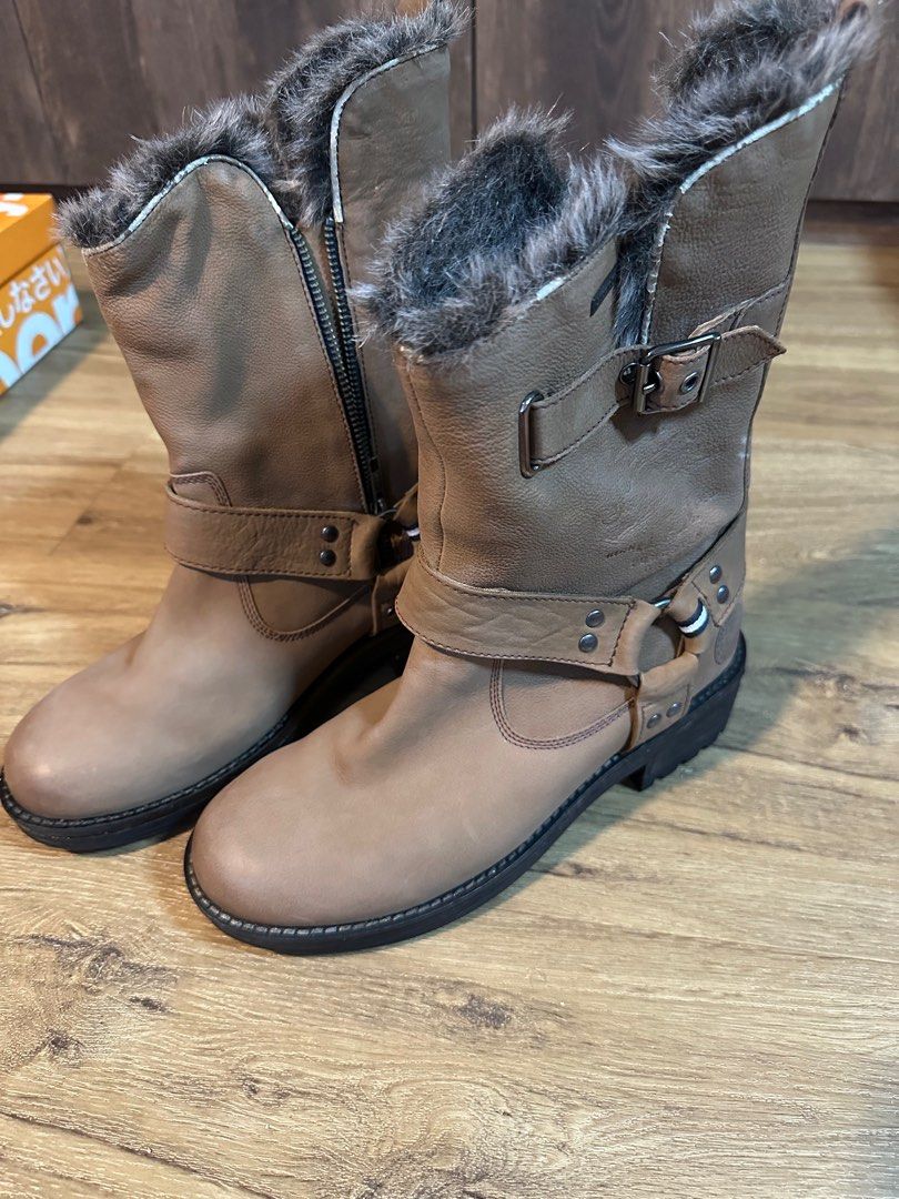 Superdry biker boots on sale