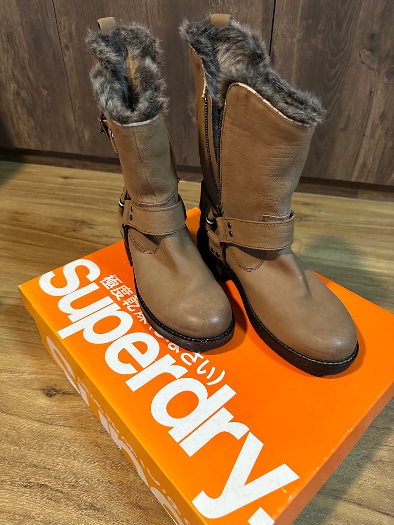 Superdry tempter biker store boots