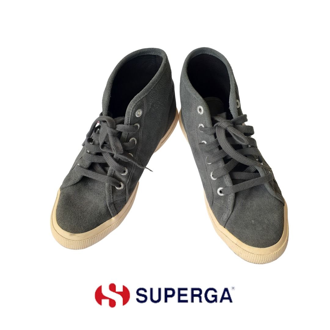 Superga deals grey stone