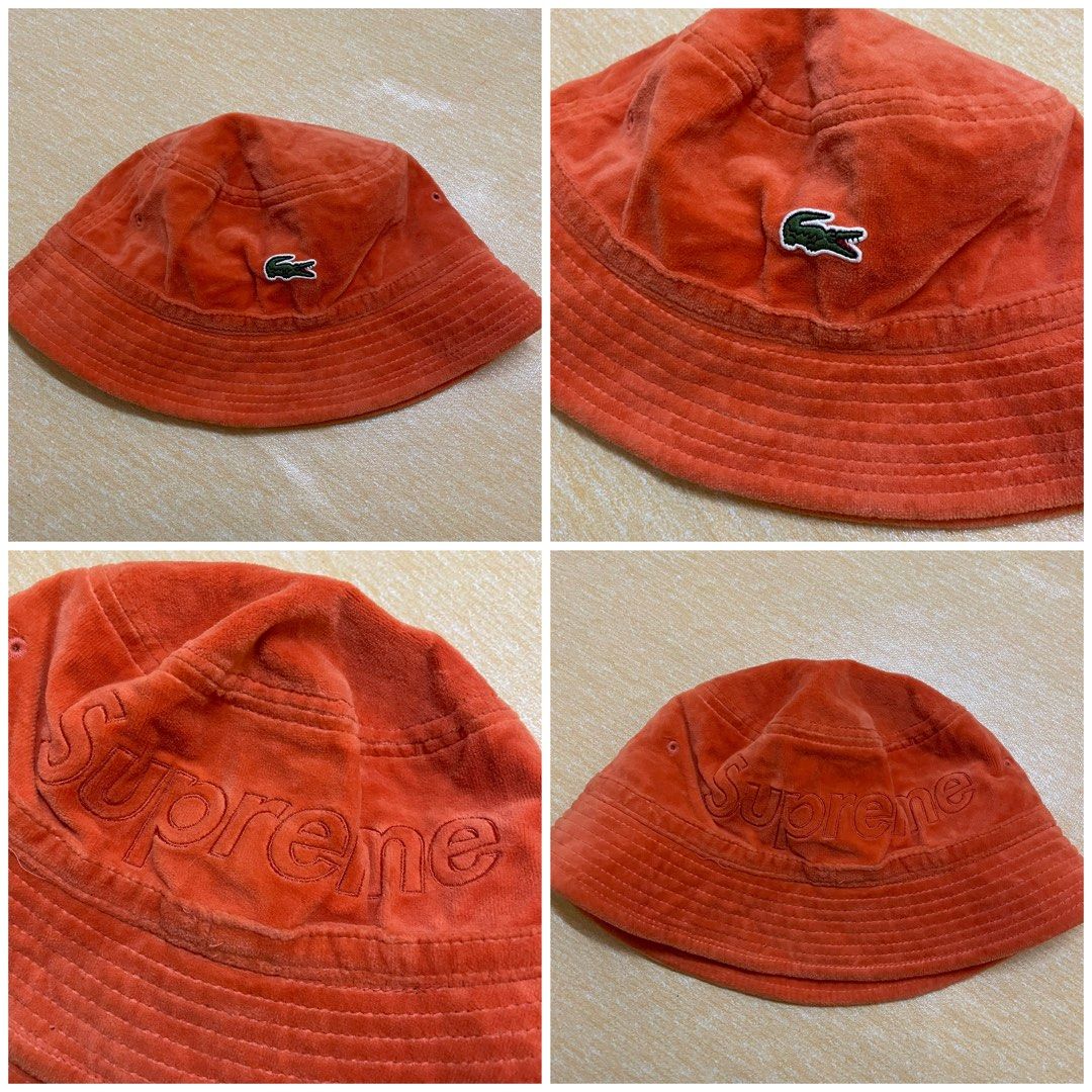 Supreme lacoste bucket hat store