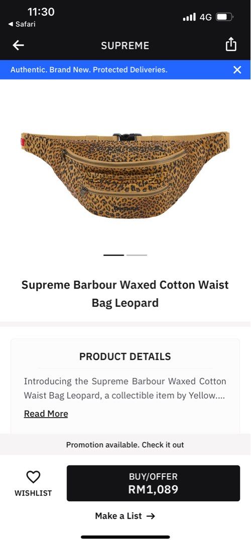 Supreme barbour waxed cotton 2025
