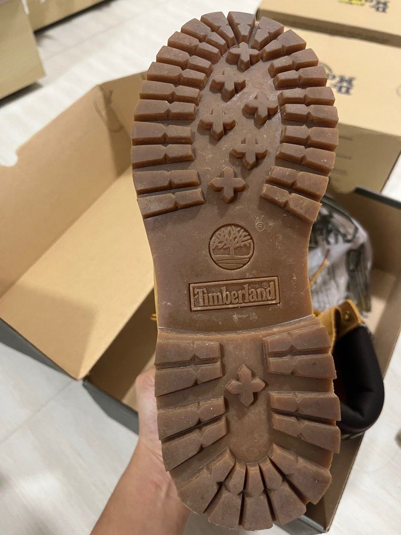 Timberland Boots wheat Women s Fashion Footwear Boots on Carousell