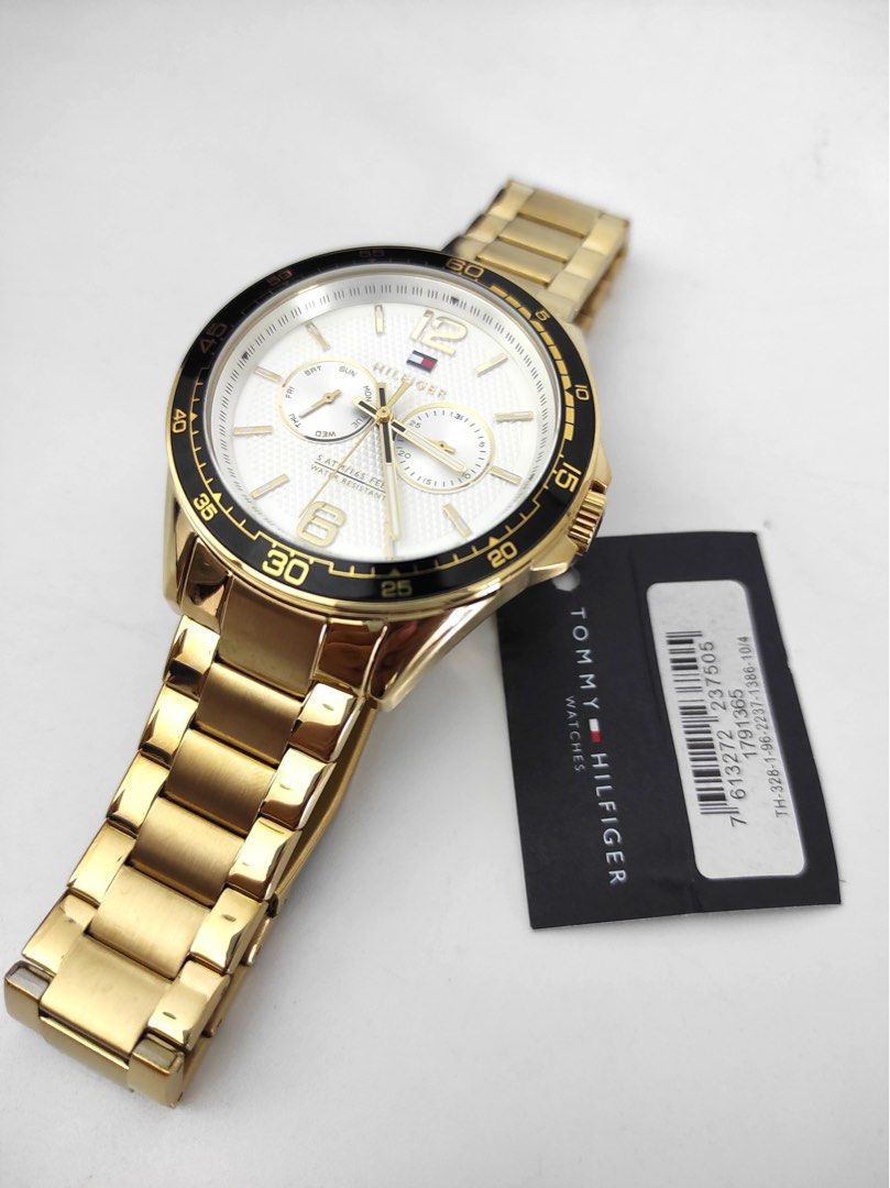 TOMMY Multifunction stainless steel gold watch Men s Fashion Watches Accessories Watches on Carousell
