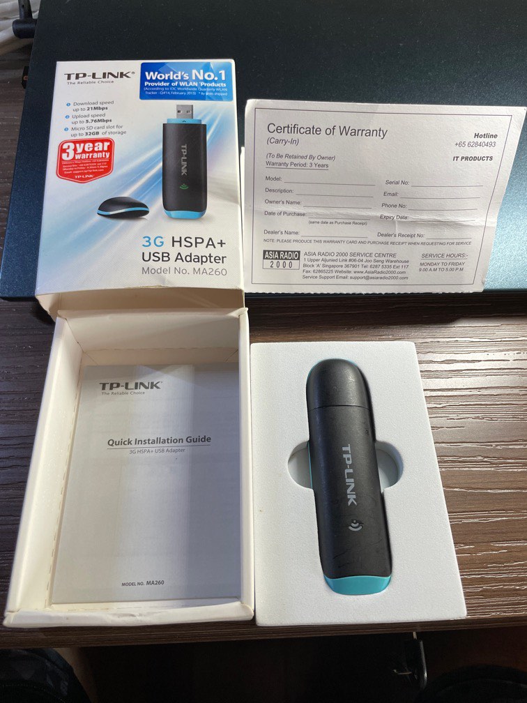 TP-Link 3G HSPA+ USB Adapter, Computers & Tech, Parts & Accessories ...