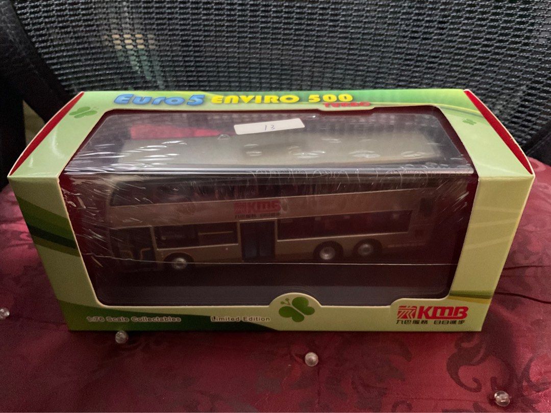 九巴transbus enviro 500 turbo 12米ATENU SA9868 路線960巴士模型1:76, 興趣及遊戲, 玩具& 遊戲類-  Carousell