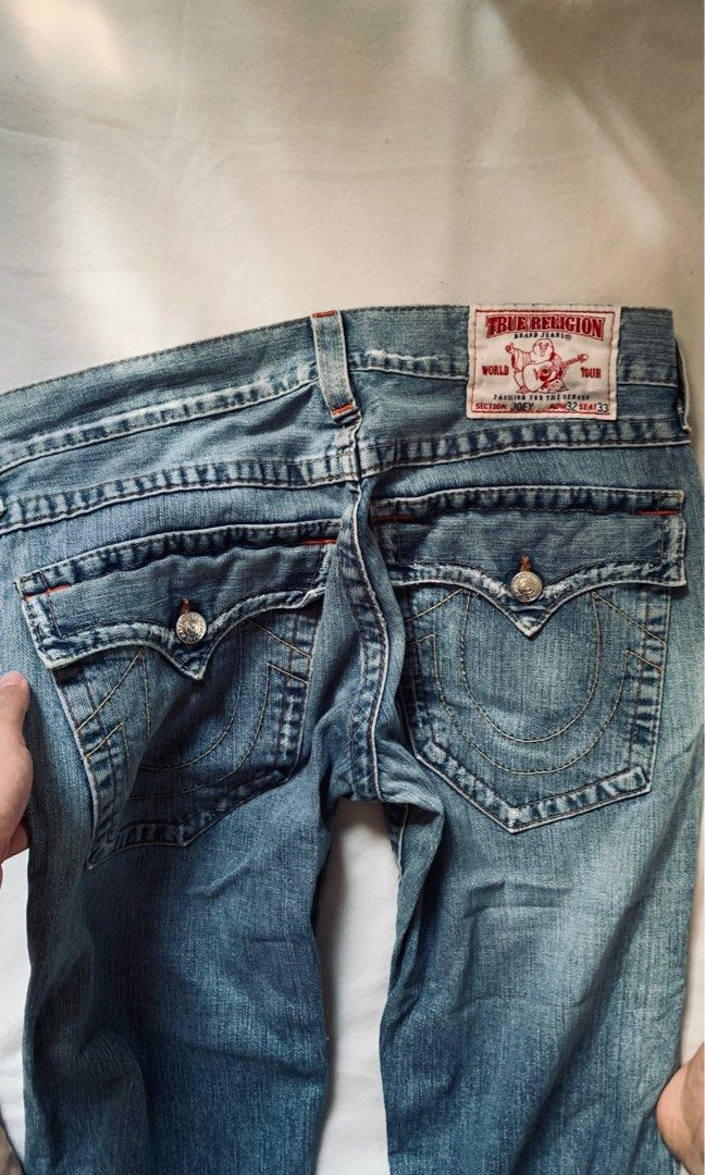 True Religion ricky straight jeans in blue | ASOS