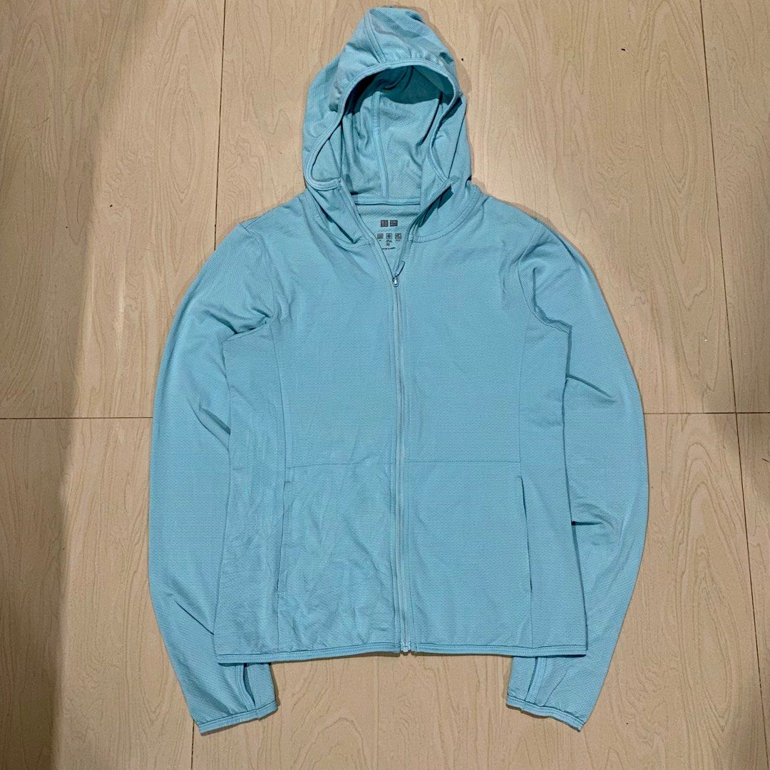 Uniqlo Women's AIRism Mesh UV Protection Full-Zip Hoodie, Women's Fashion,  Coats, Jackets and Outerwear on Carousell