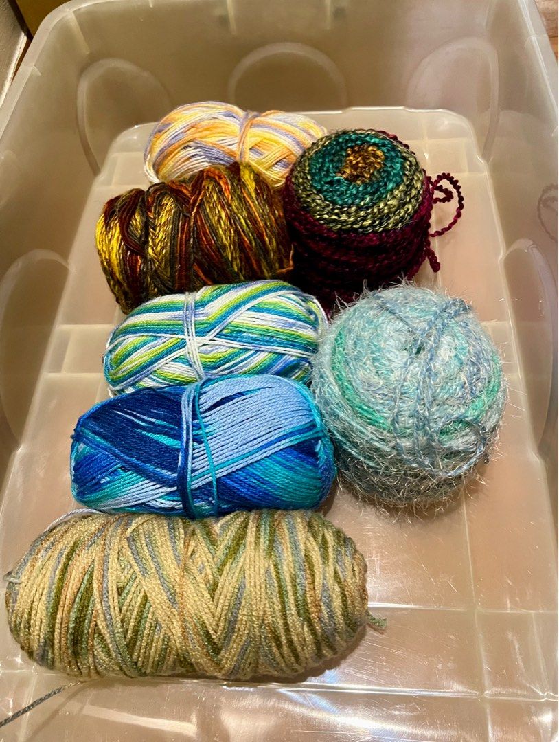Used big yarn for sale individually