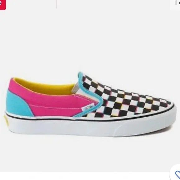 Vans Rainbow Checkerboard Slip On Size 46, Fesyen Pria, Sepatu - Main Image