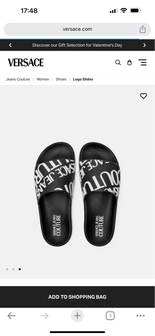 Versace jeans sliders womens store