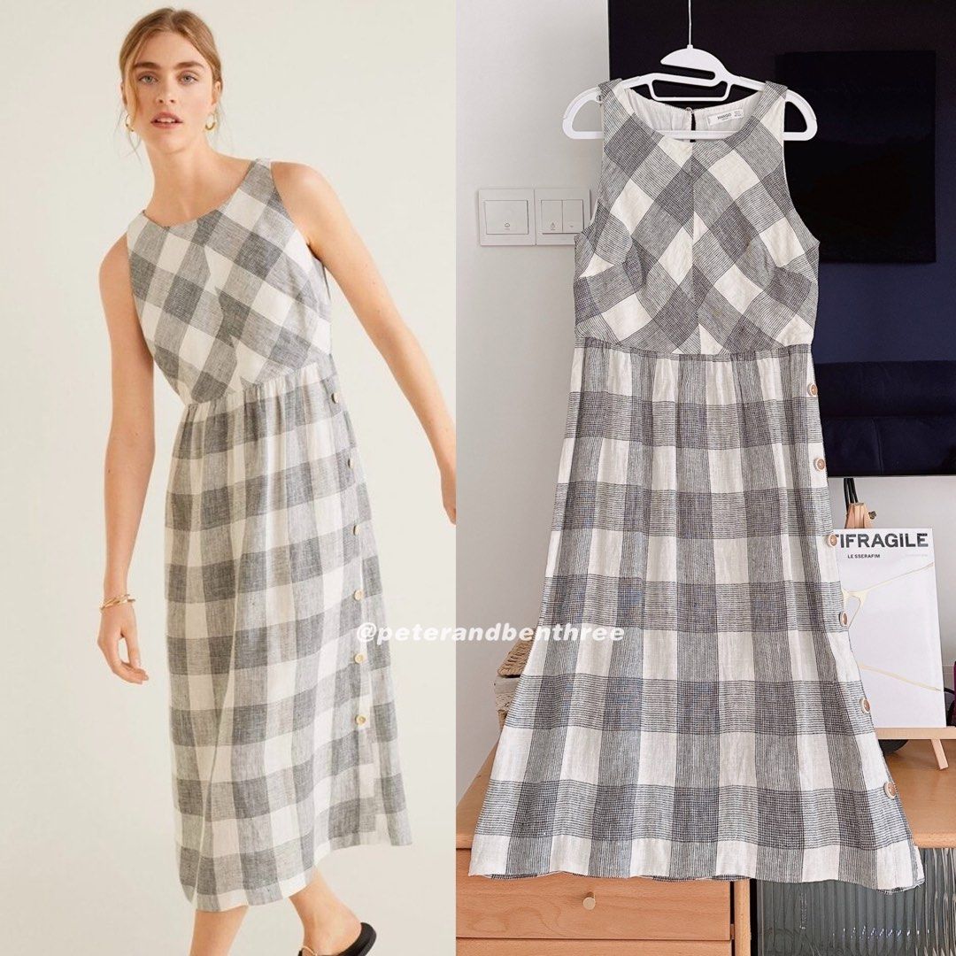 Checked a online line dress