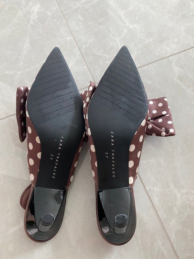 Heels Zara Trafaluc Slippers Sandals Zara Polka Dot Shoes Zara