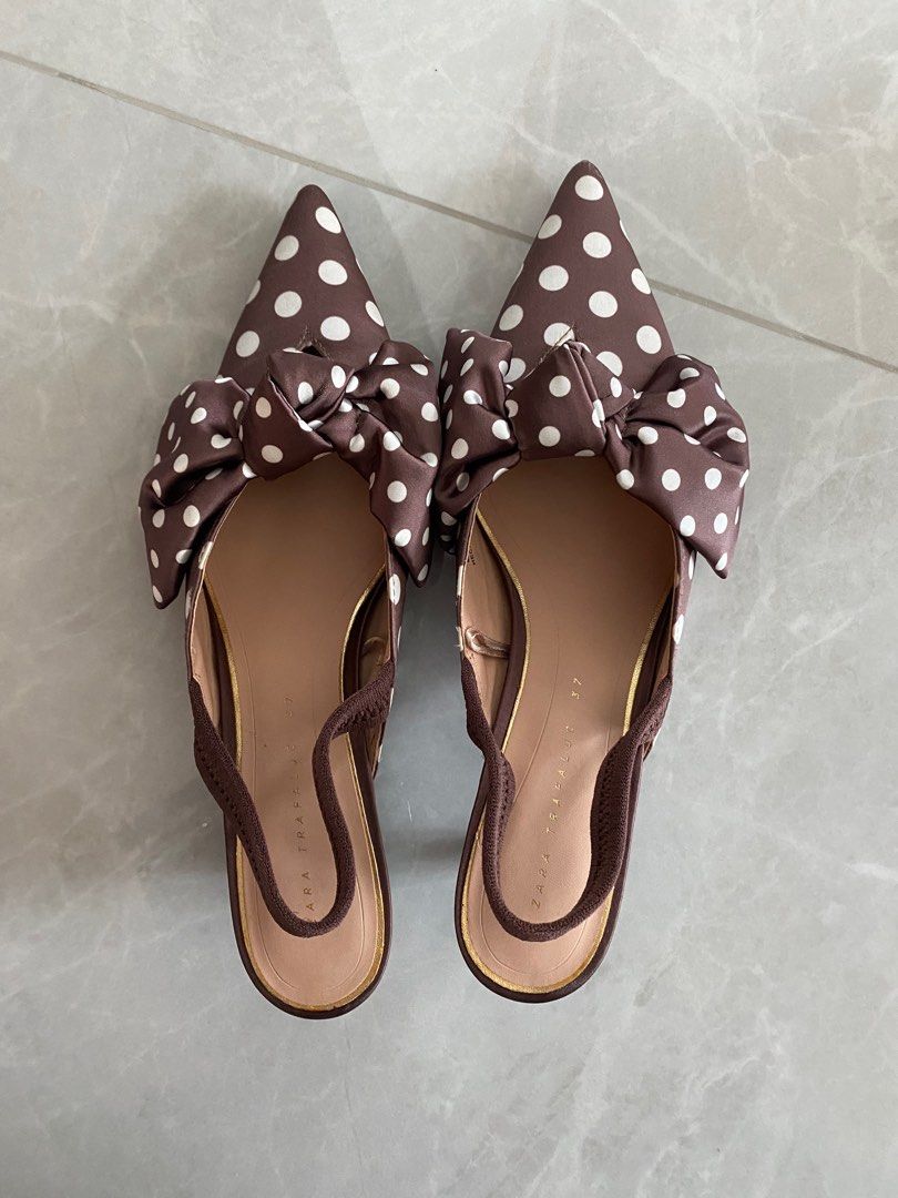Zara polka dot heels hot sale