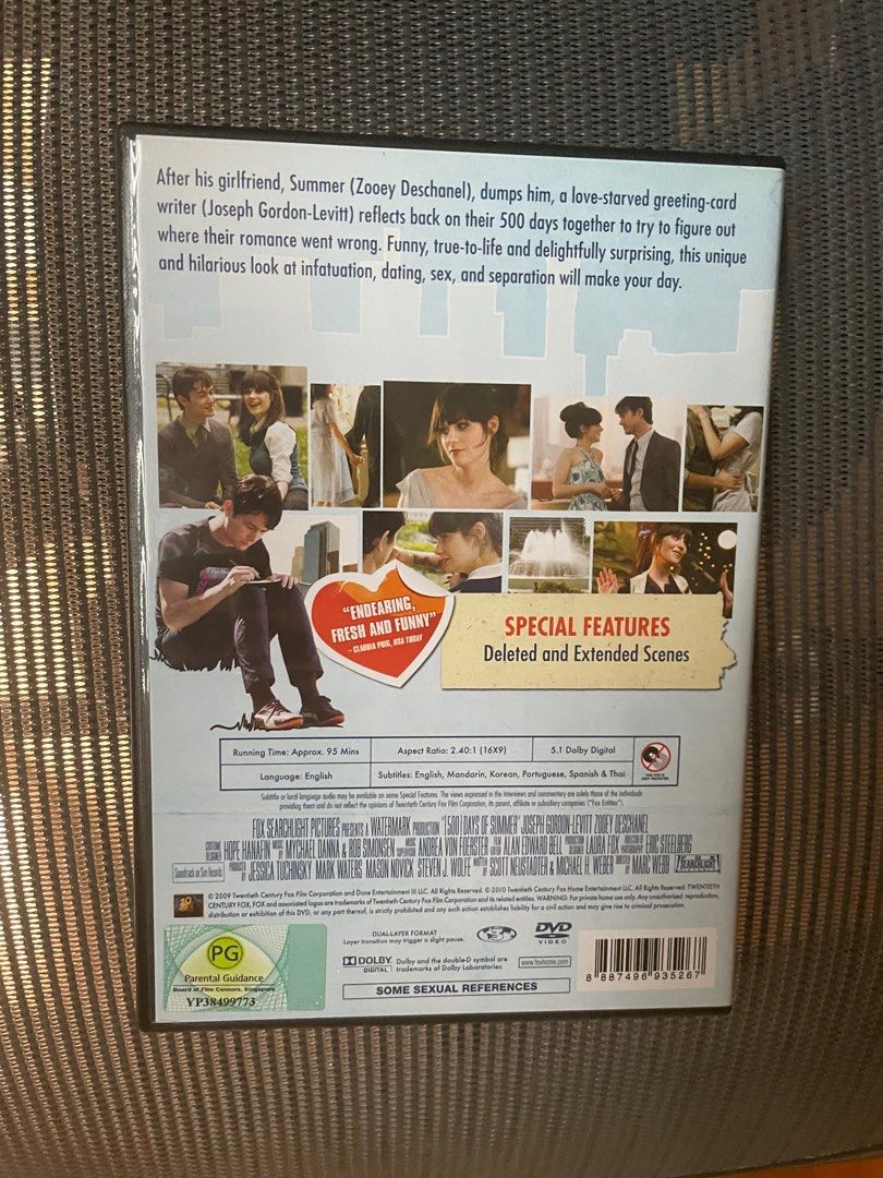 500 days of summer dvd, Hobbies Toys, Music Media, CDs DVDs