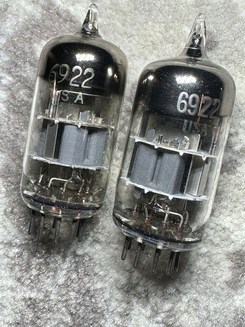 6922 ECC88 (Category: Soundbars, Speakers & Amplifiers) located in Singapore. Submitted by joyck88 (Listing ID 1286523905, Image 2). Description: Hi selling as is .. emptying my things before moving. all lightly used as I rotate things very quickly, so short usage. 1. Amprex -low usage , 1 pair - 110 SGD 2. Sylvania - Low usage , 1 Pair - 90 SGD 3. Tesla - Low usage, 1 Pair - 100 SGD 4. Russian - used , 1 pair - 50 SGD 5. Telefunken - used , 1 pa