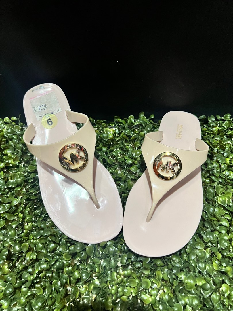 Michael kors jelly thong sandals sales