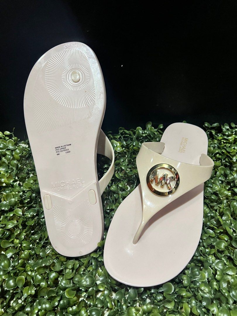 Michael kors white jelly sandals online