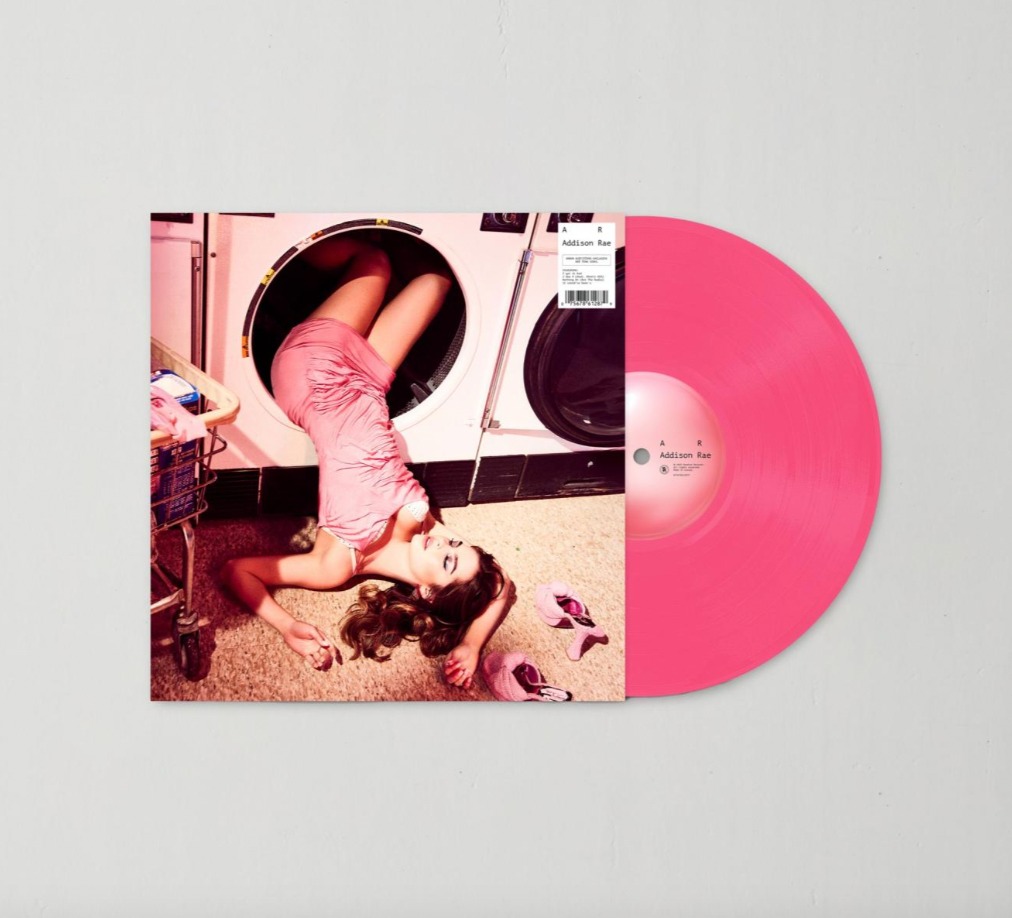 Addison Rae — AR Vinyl Hot Pink LP Record, Hobbies & Toys, Music ...