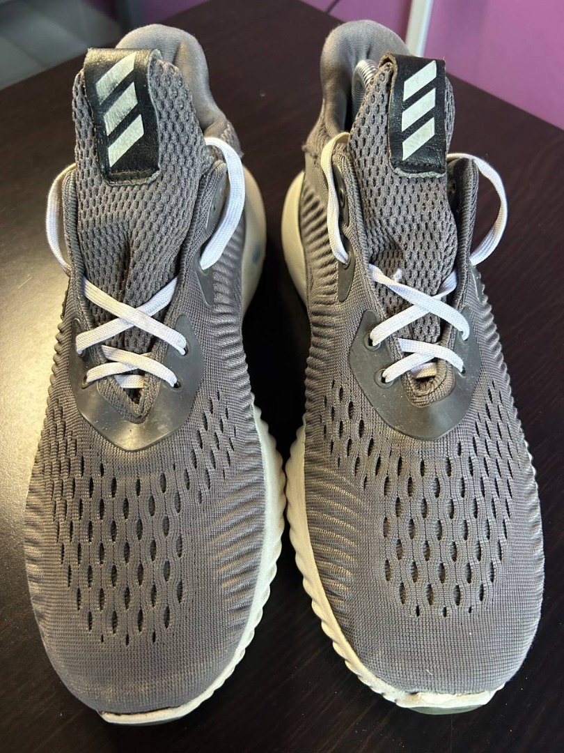 Adidas Alphabounce EM Grey Men s Fashion Footwear Sneakers on