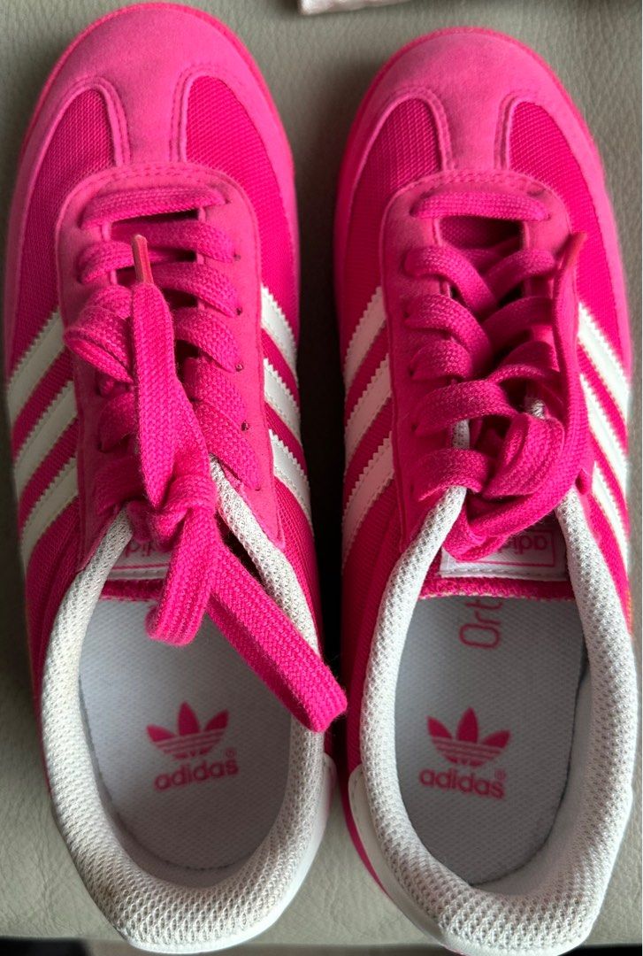 Pink adidas dragons deals