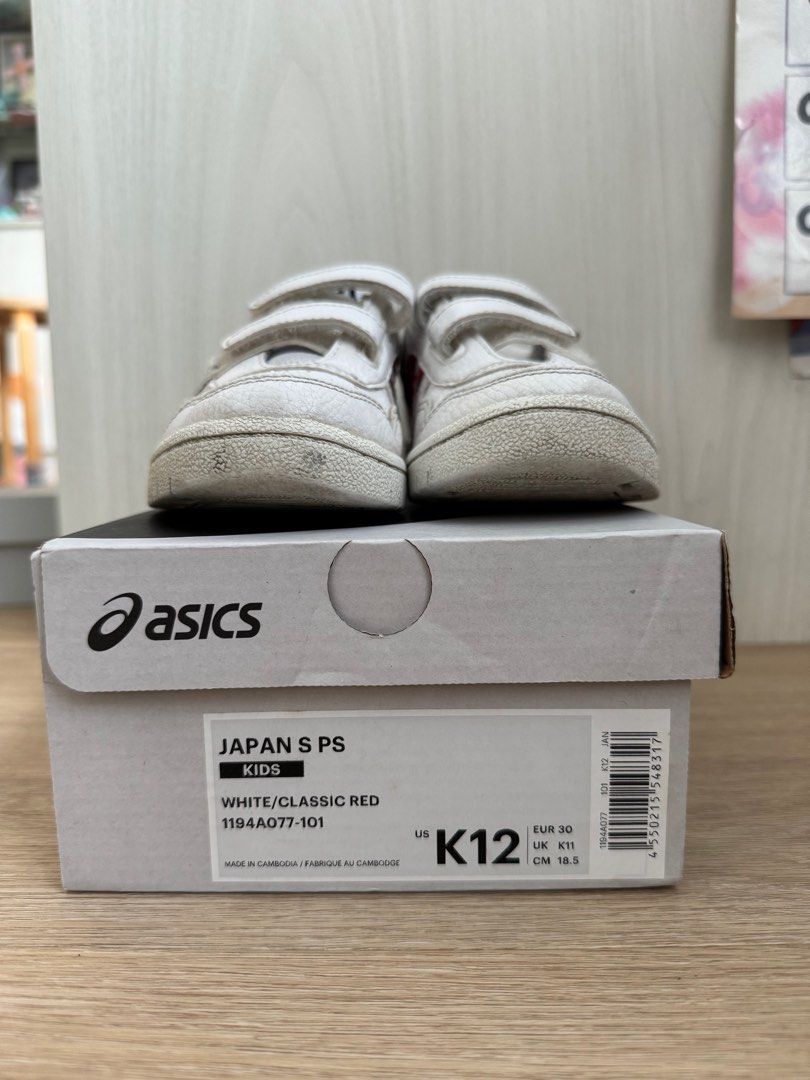 Adidas Kids Sneakers Japan S PS White Red Classic Babies Kids Babies Kids Fashion on Carousell