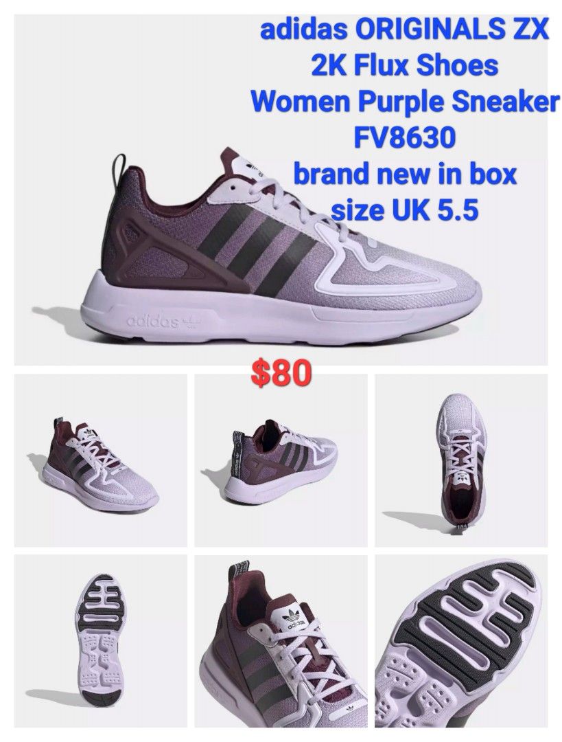 Originals zx flux womens purple Clearance