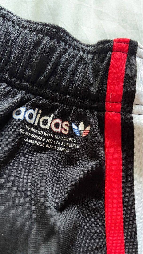 Adidas Red White and Blue Stripe Track Pants for 11 12yo