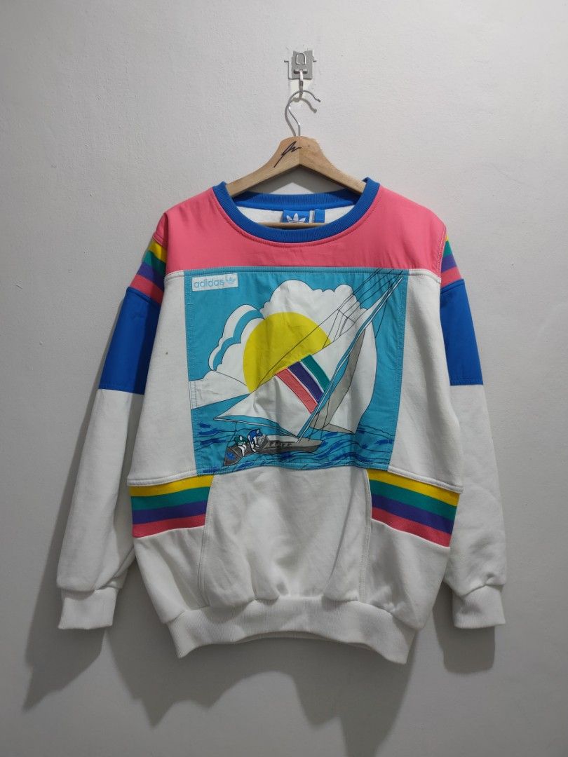 Adidas sailing sweatshirt sales