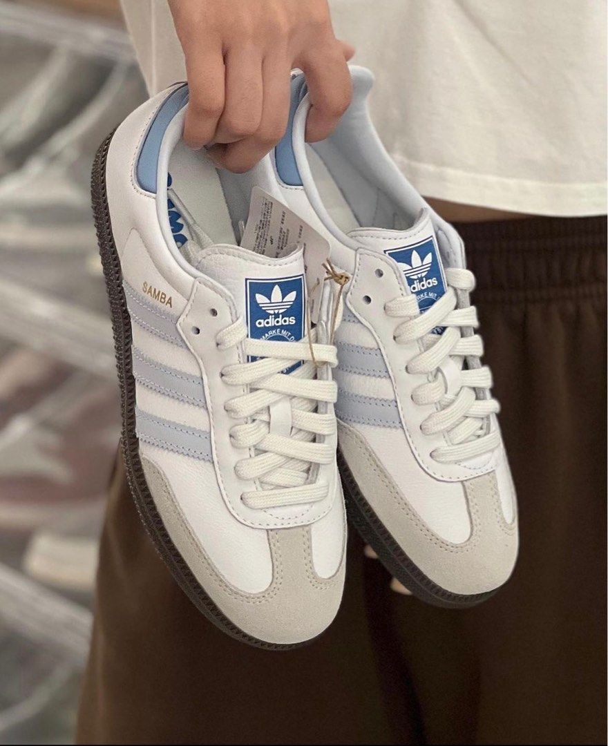 adidas gazelle silver green womens Adidas Women's Samba OG Sneakers