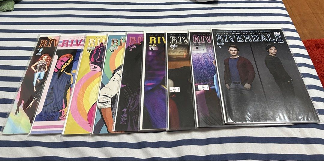 Archie Comics: Riverdale Comic Book Volume 1 to 9 (Category: Comics & Manga) located in Quezon City. Submitted by anywho96 (Listing ID 1286549123, Image 2). Description: ❕ P200 each or take all for P1,500 📍 Location: SM North, Fairview Area 💵 MOP: BDO/GCash 🚚 Shipping: Grab/Lalamove/LBC for provincial.
