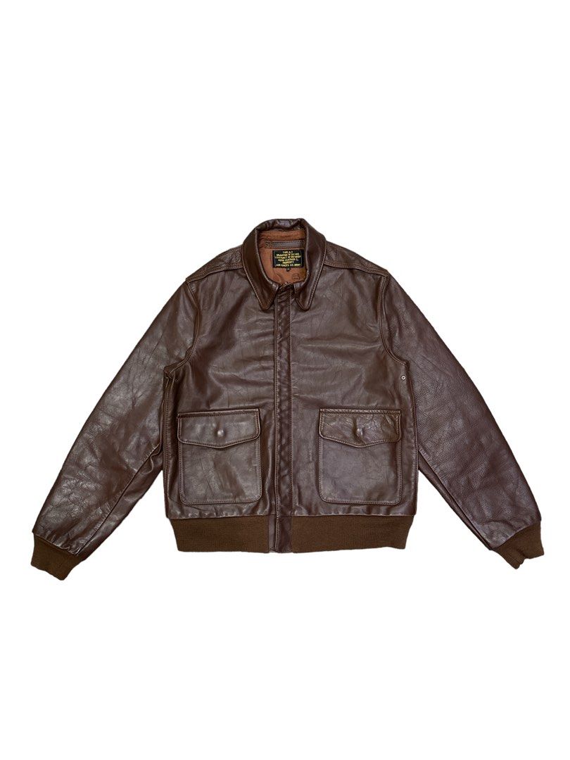 ohotoro】 A2 lambskin jacket レザージャケット ohotoroレザー