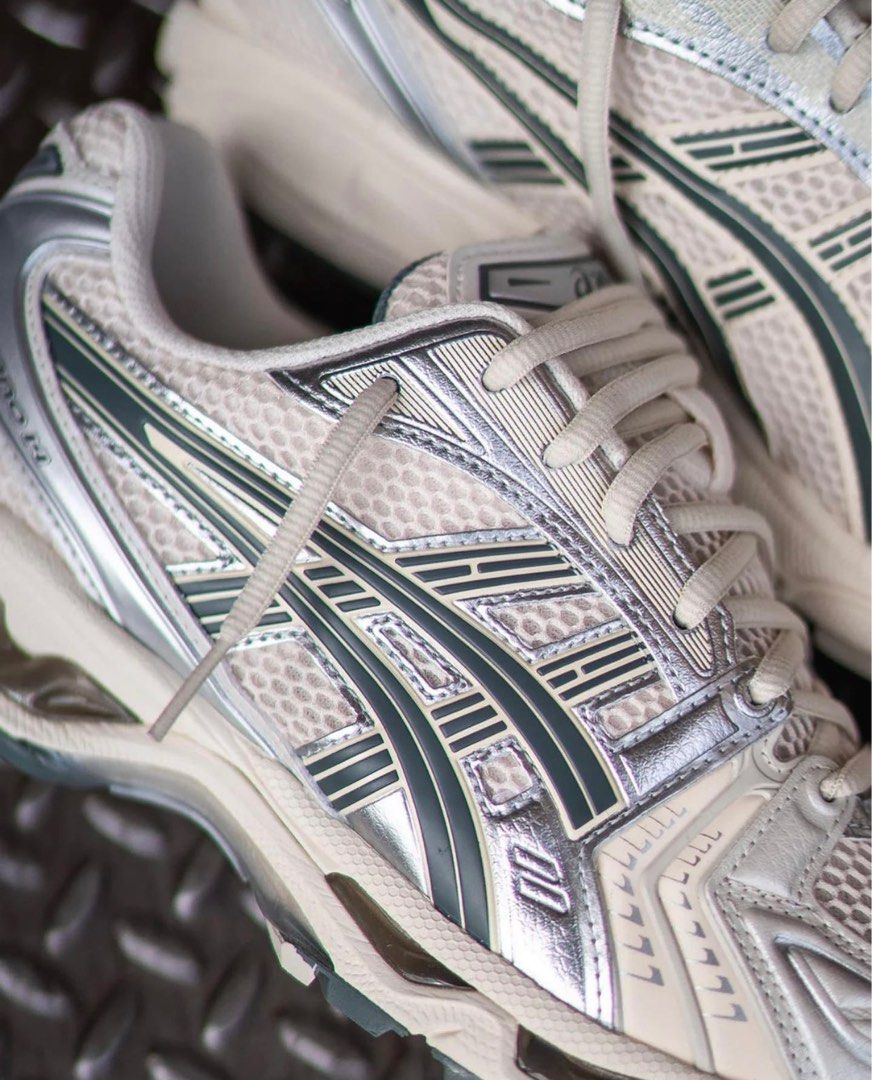 Asics Gel Kayano 14 Birch Dark Pewter, Men's Fashion, Footwear ...