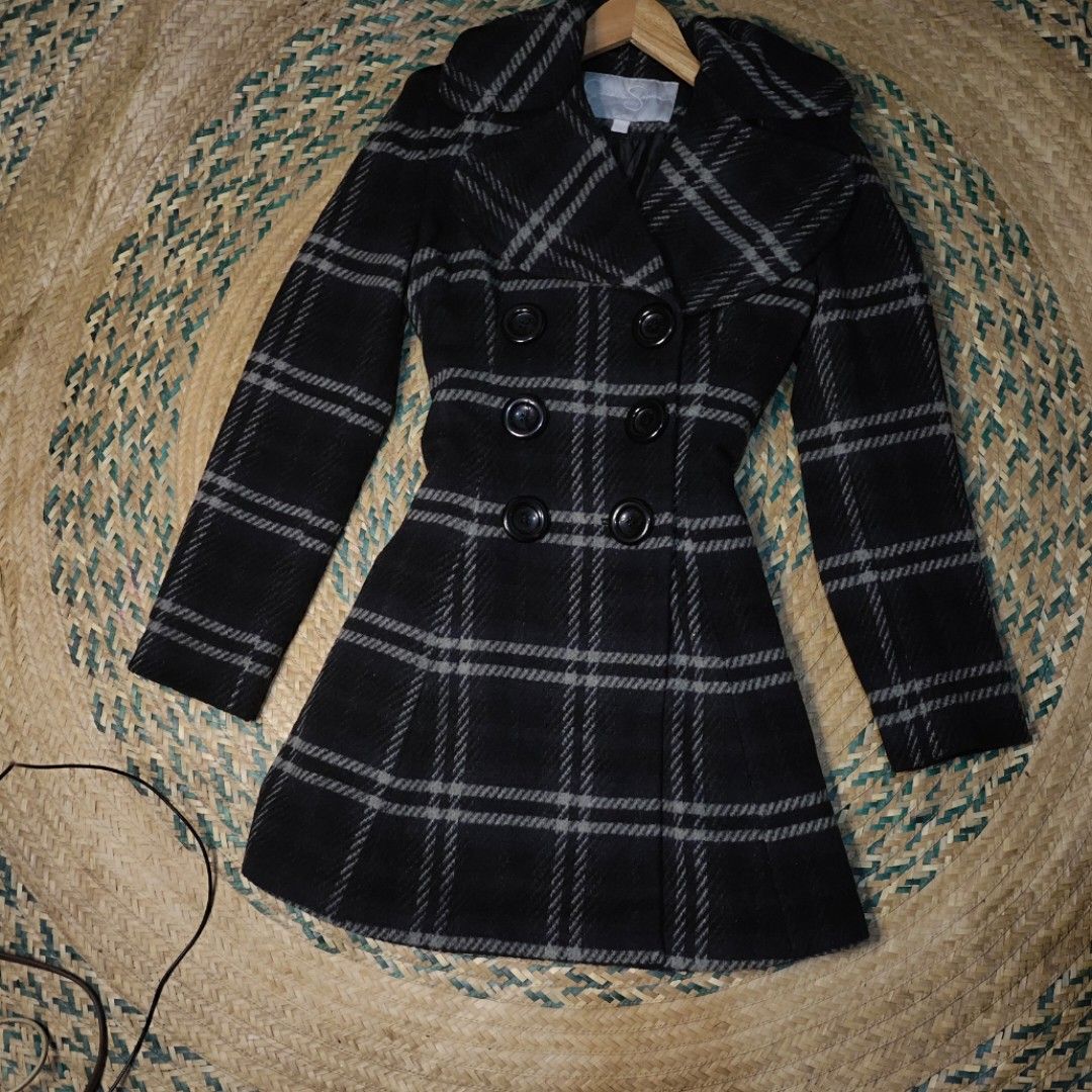 Jessica simpson double breasted coat sales