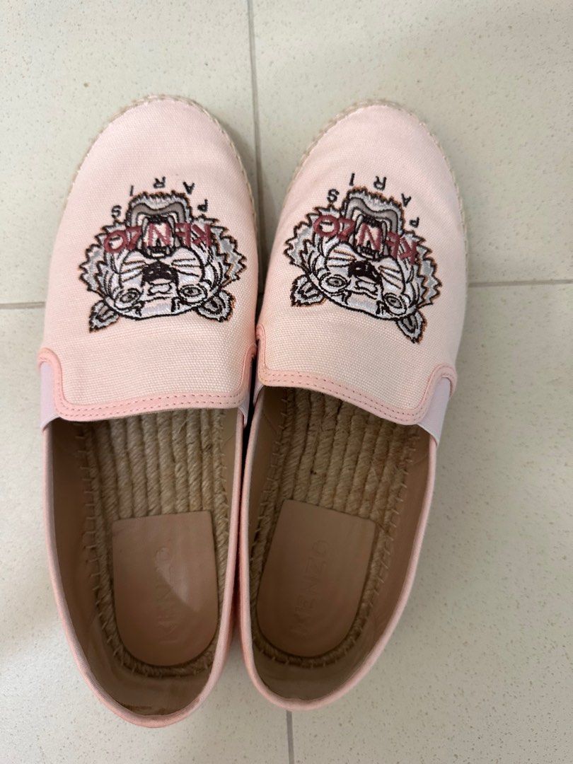 Price drop Brand new with box Authentic Kenzo pink espadrilles