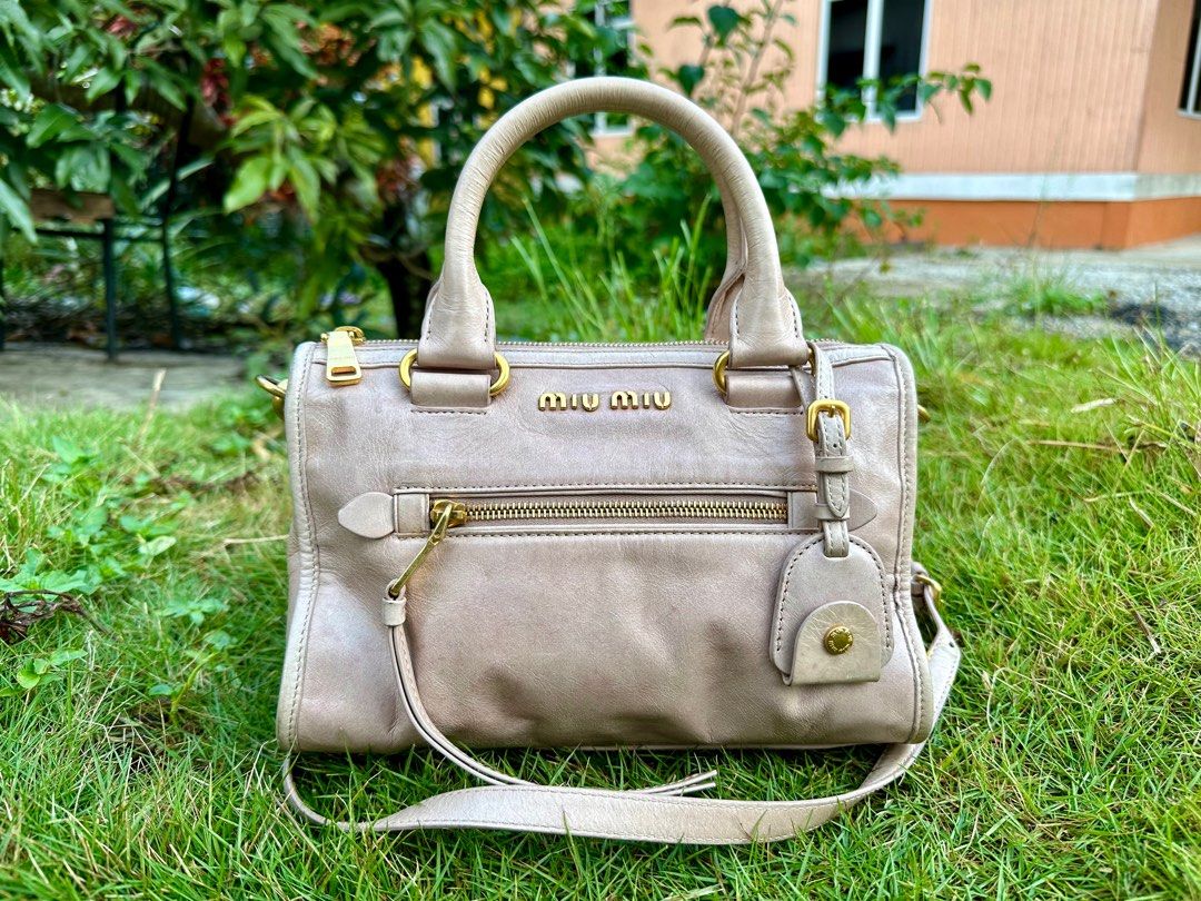 Miu miu 2025 bauletto vitello shine