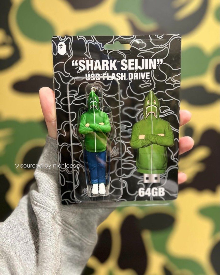 その他 BAPE SHARK SEIJIN USB FLASH DRIVE 64GB BAPE SHARK SEIJIN USB FLASH DRIVE - GREEN – Undefeated