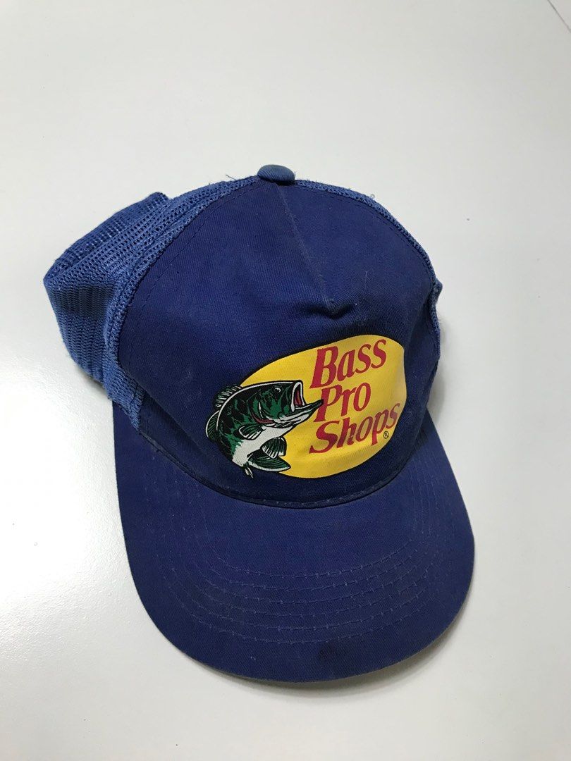 Bass pro shops trucker hat  fishing hat, Men's Fashion, Watches