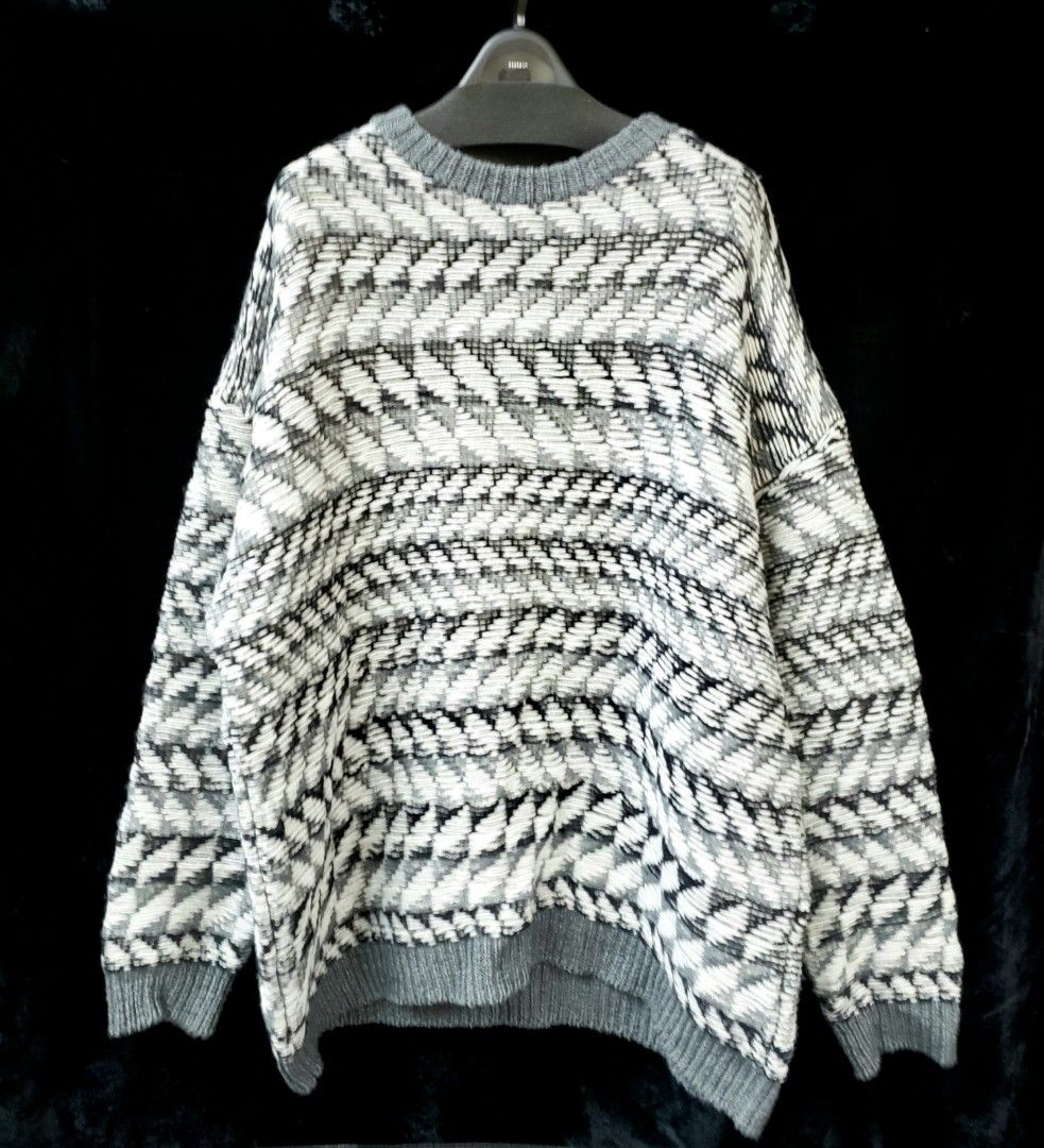 Blanc YM Inside out Knit Pullover Stein Markaware yoke garcons, 男