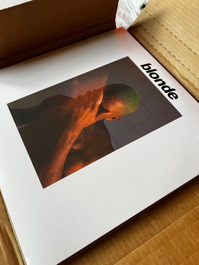 Blonde by Frank Ocean LP (Official Pressing) (Category: Vinyls) located in Manila. Submitted by ek.sells (Listing ID 1286631036, Image 2). Description: - Brand New / Sealed ✨ - Dec 2023 Official Pressing (NOT bootleg)‼️ - no issues - price is based on market demand (see Discogs screenshots) 🙏🏻 - my last copy ‼️.
