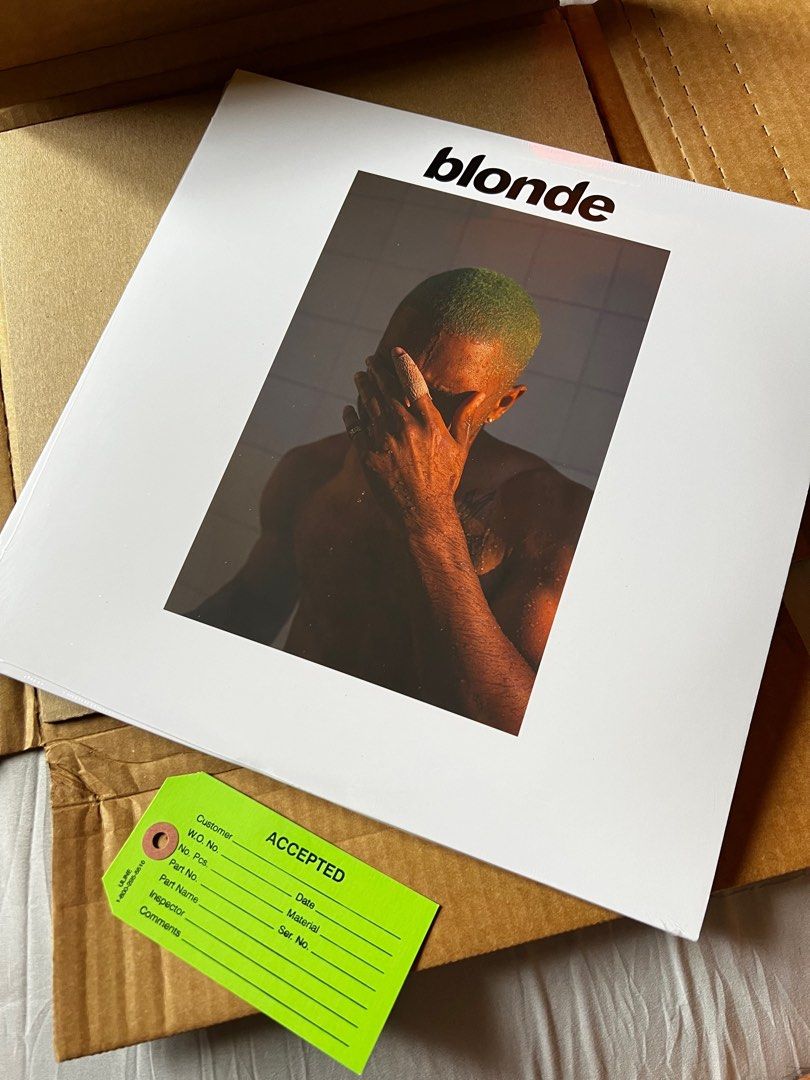 Blonde by Frank Ocean LP (Official Pressing) (Category: Vinyls) located in Manila. Submitted by ek.sells (Listing ID 1286631036, Image 3). Description: - Brand New / Sealed ✨ - Dec 2023 Official Pressing (NOT bootleg)‼️ - no issues - price is based on market demand (see Discogs screenshots) 🙏🏻 - my last copy ‼️.