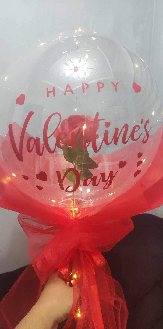 Bobo Balloon for Valentines Day (Category: Gift Baskets & Hampers) located in Cavite. Submitted by thebeautifulsummer (Listing ID 1286496931, Image 3). Description: Bagtas Tanza Location. Lalamove Delivery.