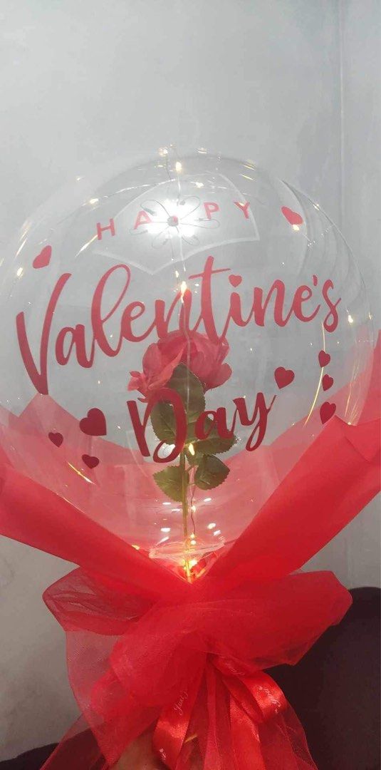 Bobo Balloon for Valentines Day (Category: Gift Baskets & Hampers) located in Cavite. Submitted by thebeautifulsummer (Listing ID 1286496931, Image 1). Description: Bagtas Tanza Location. Lalamove Delivery.