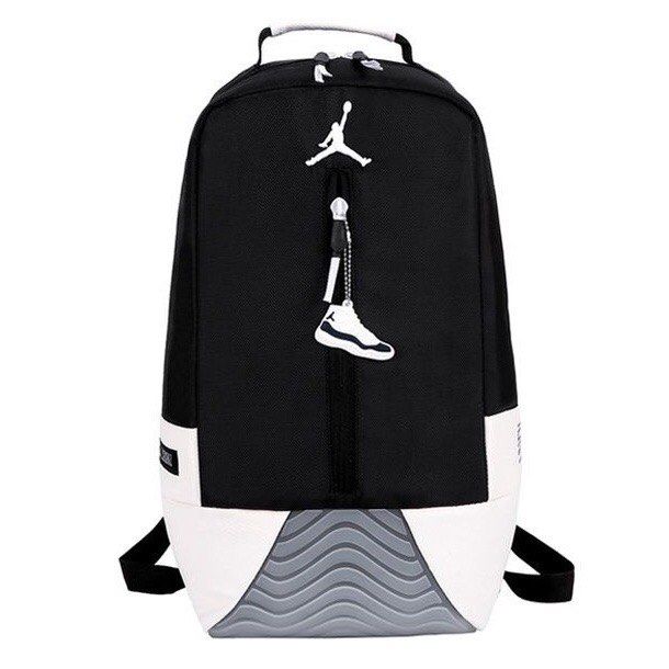 White and black new arrivals jordan backpack