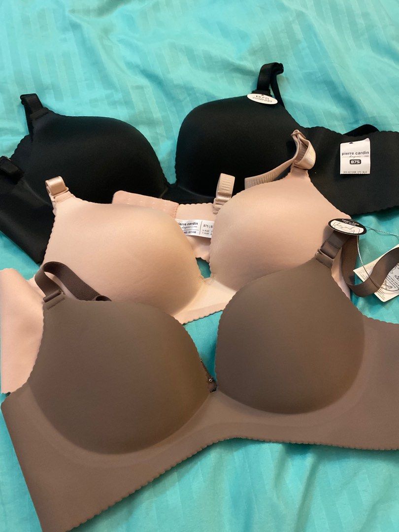 Brand new with tag - Pierre Cardin seamless push up bra lingerie, Women's  Fashion, New Undergarments & Loungewear on Carousell