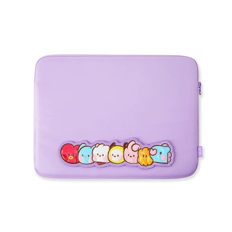BT21 laptop bag sleeve pouch ipad tablet tata chimmy cooky RJ shooky mang koya not bts tinytan taehyung jungkook bts v jimin suga