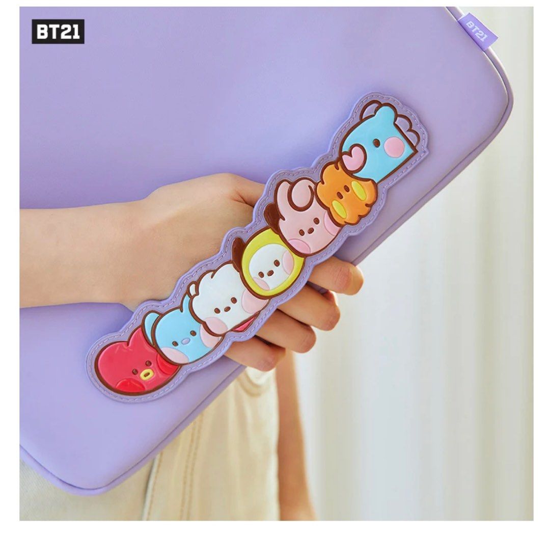 BT21 laptop bag sleeve pouch ipad tablet tata chimmy cooky RJ shooky mang koya not bts tinytan taehyung jungkook bts v jimin suga Computers Tech Parts Accessories Laptop Bags