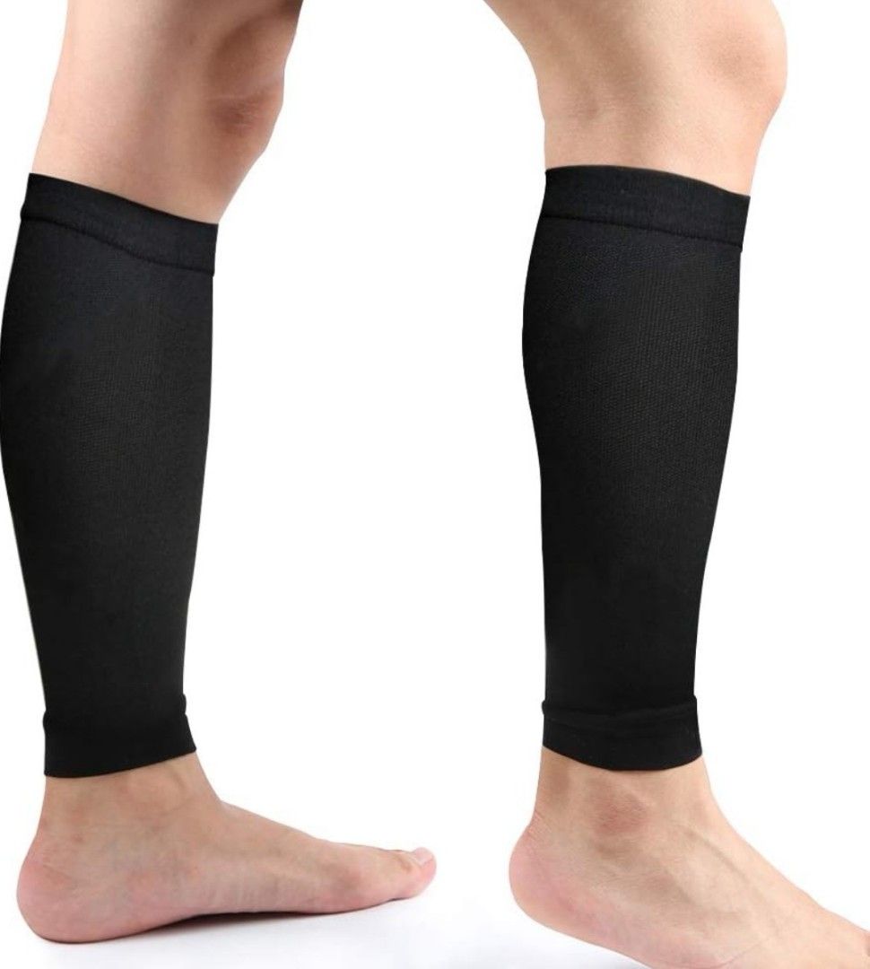 4 Pairs Calf Compression Sleeve Leg Compression Sock Calf and Shin Support  Relieve Calf Pain for Men Women Youth for Running, Cycling, Walking (Black,  White, Gray, Blue, Medium) : : Clothing 