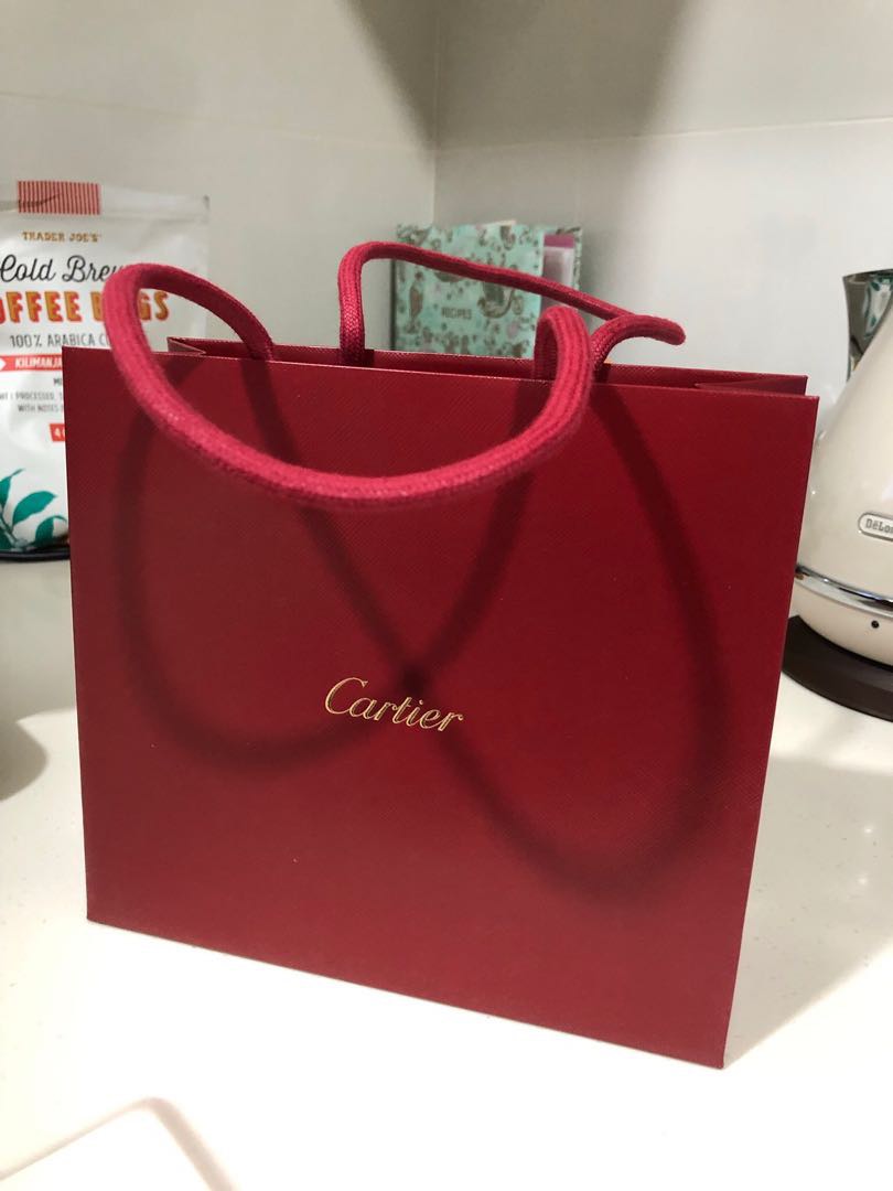 Cartier shopping bag outlet