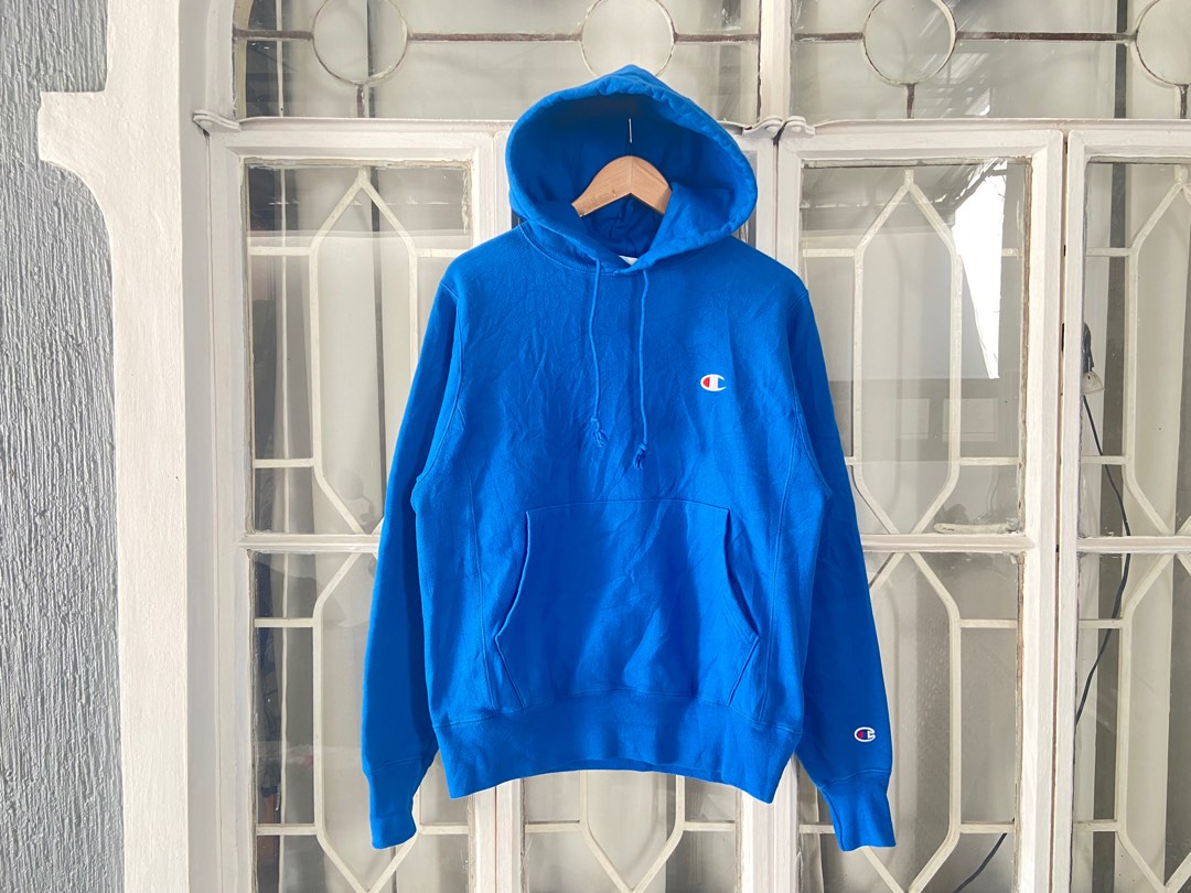 Champion reverse weave 2025 hoodie royal blue