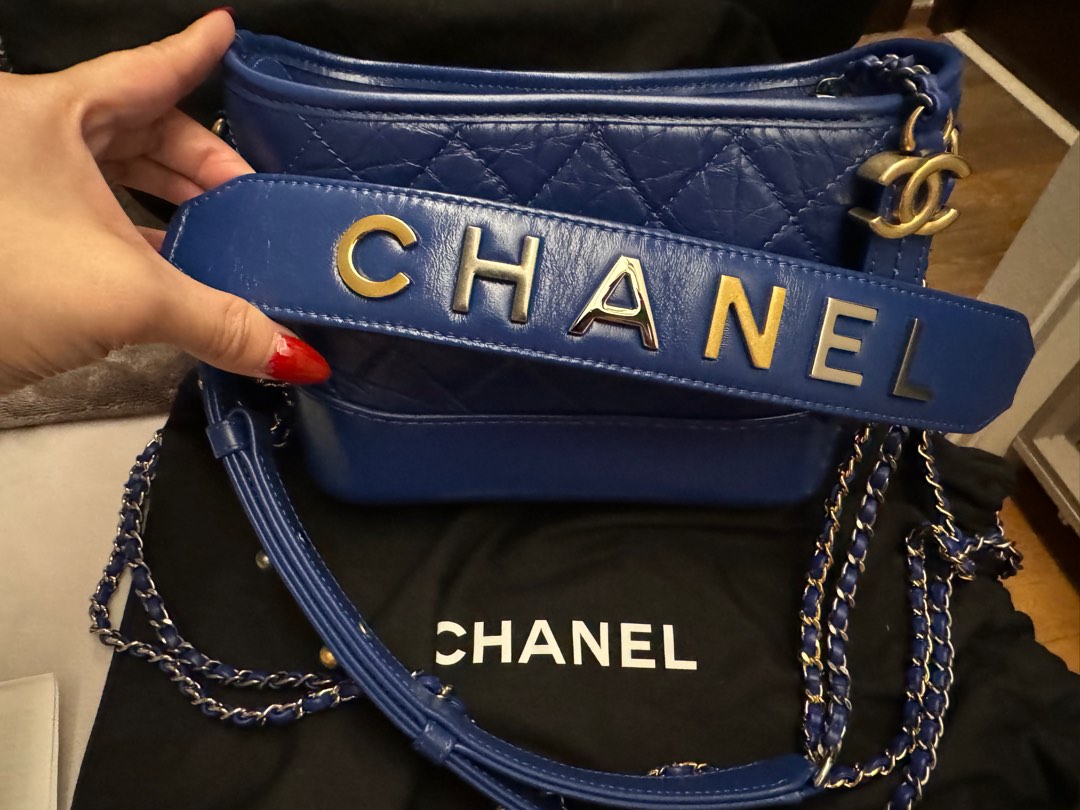 Chanel Blue Gabrielle Handbag